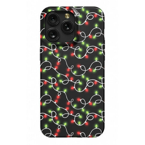 Christmas Lights Pattern Phone Case